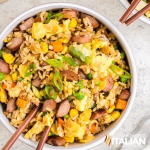 hot dog fried rice