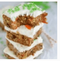carrot cake bars with cream cheese frosting