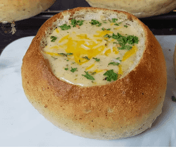simple homemade bread bowls