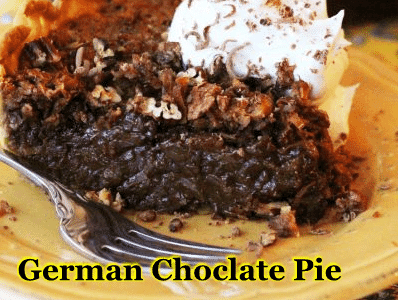 German Chocolate Pie